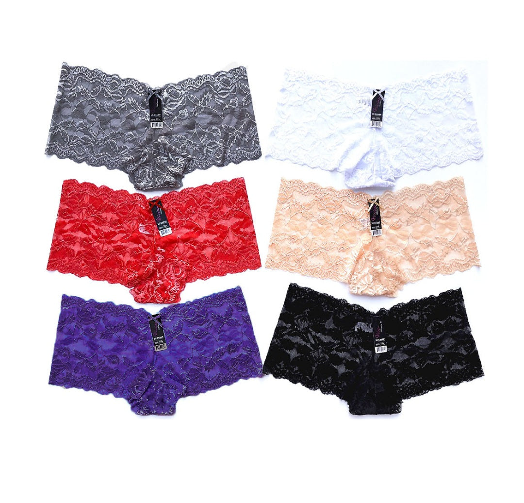 Lace Meet up boyshorts (plus size)